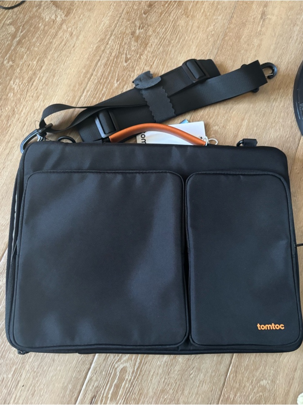 Black Laptop Messenger Bag